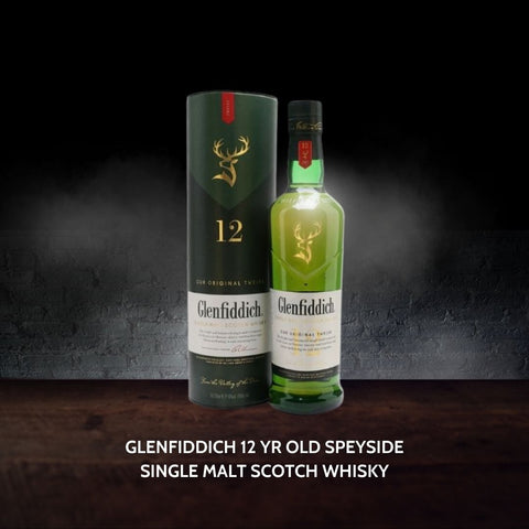 Glenfiddich 12 Year Old Single Malt Scotch Whisky