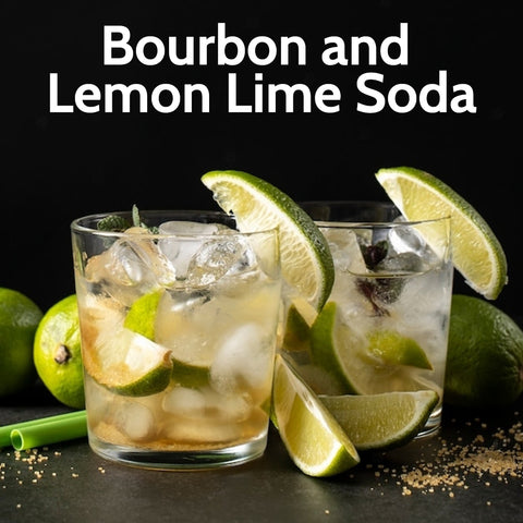 Bourbon and Lemon Lime Soda