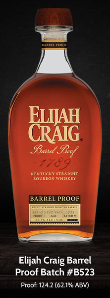Elijah Craig Barrel Proof Batch #B523