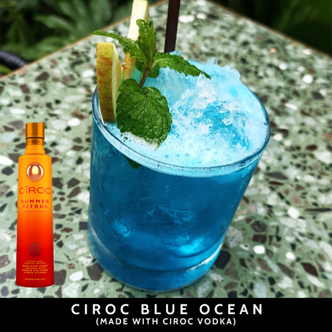 Ciroc Blue Ocean (made with Ciroc vodka)