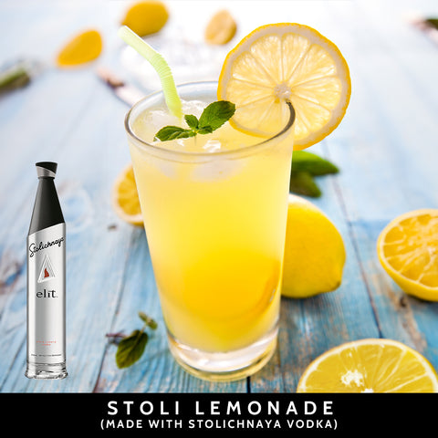 Stoli Lemonade (made with Stolichnaya vodka)