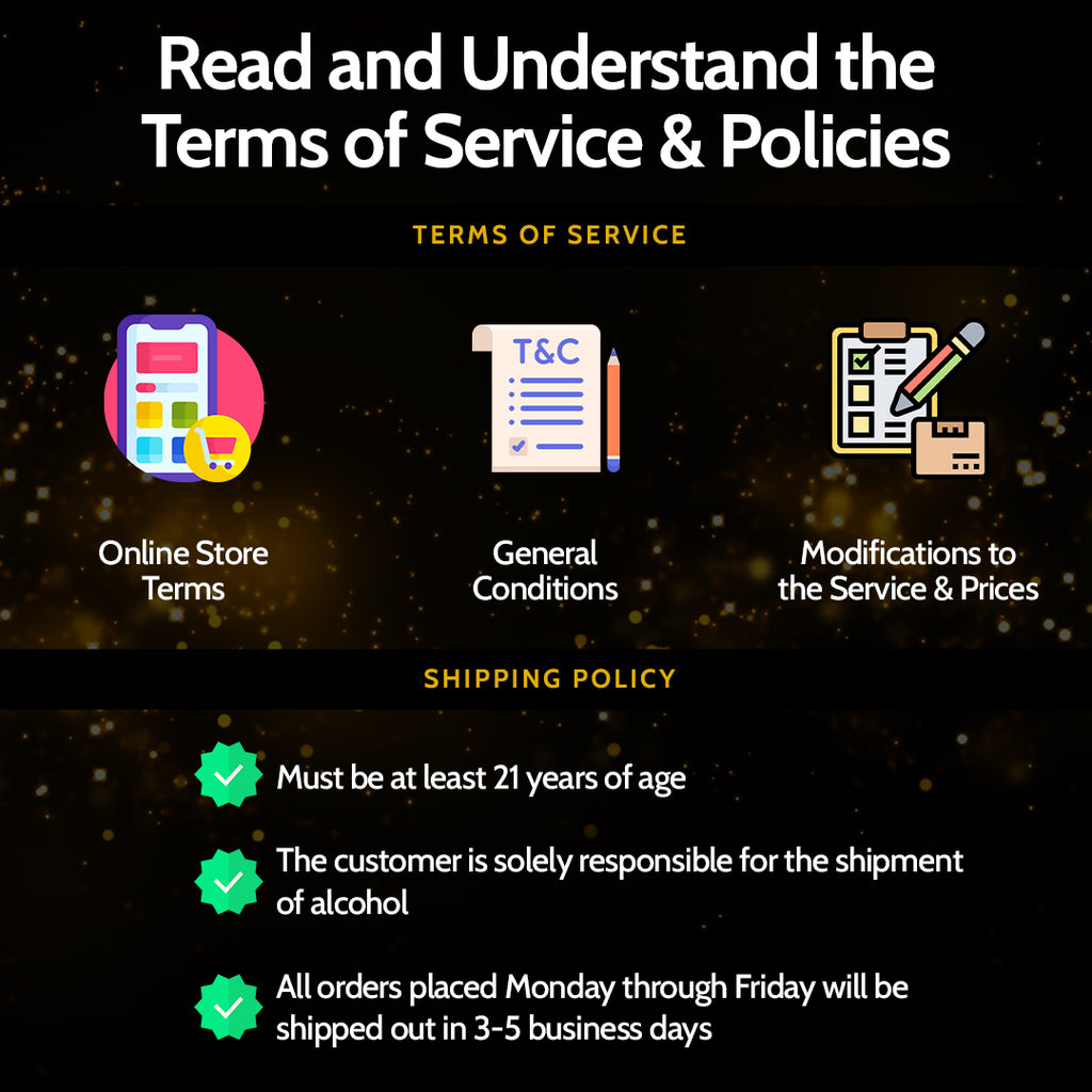 Terms of service and Policies