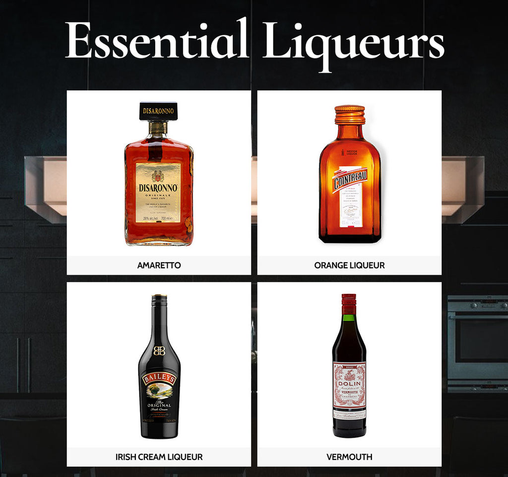 Must-Have Essential Liquors and Ingredients for a Home Bar