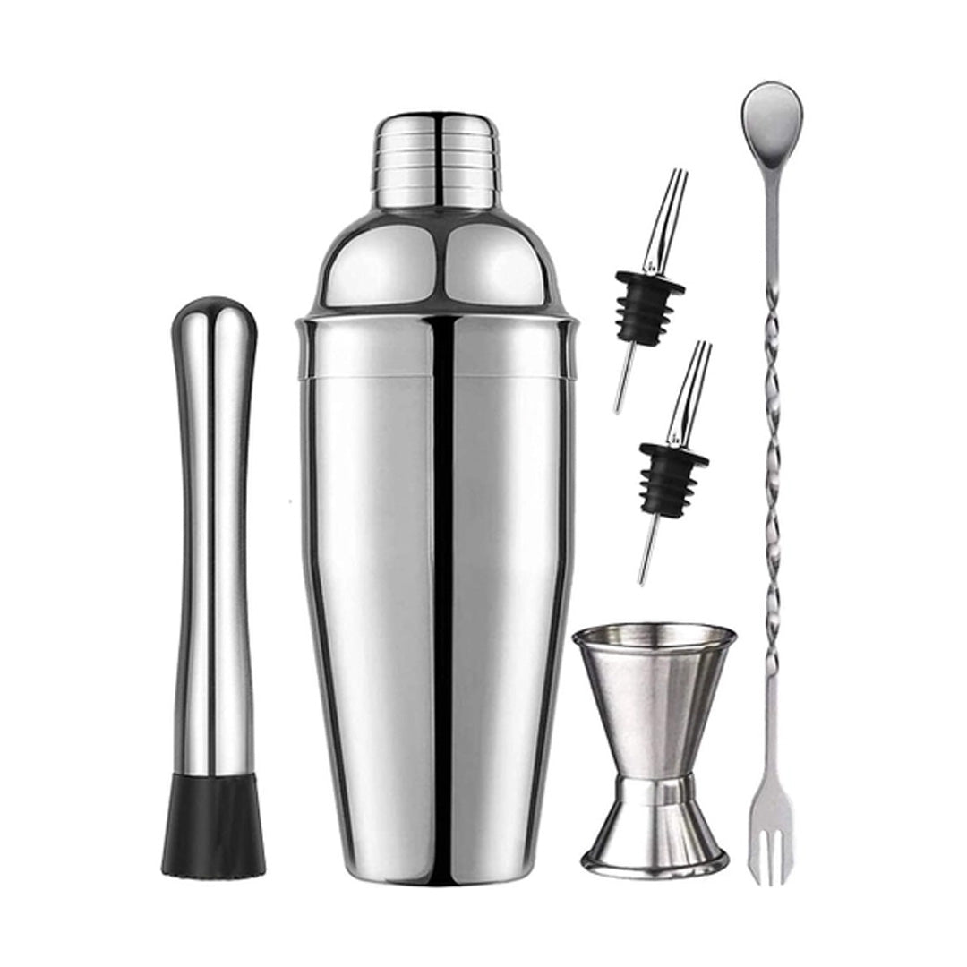 6 Piece Cocktail Shaker Set