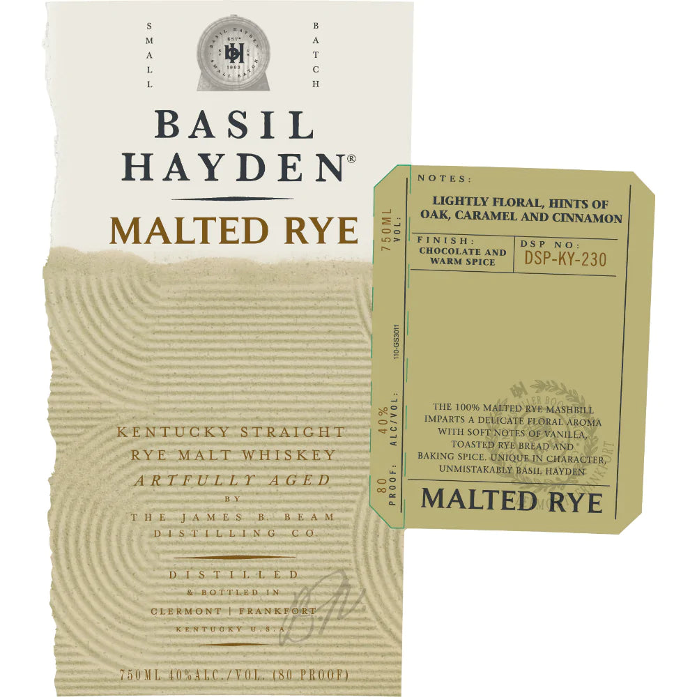 Basil Hayden Malted Rye Whiskey