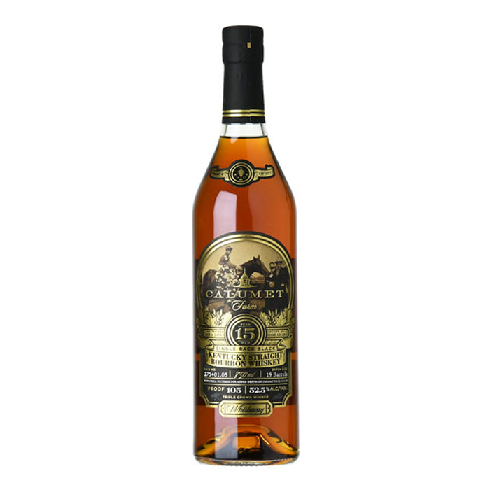 Calumet Farm Single Rack Black 15-Year-Old Bourbon