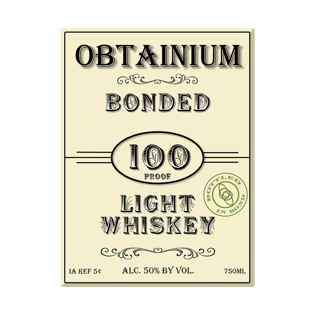 Catâs Eye Obtainium Light Whiskey Bottled In Bond