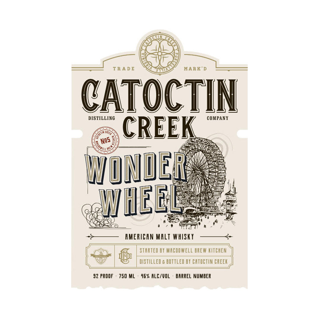 Catoctin Creek Wonder Wheel American Malt Whiskey