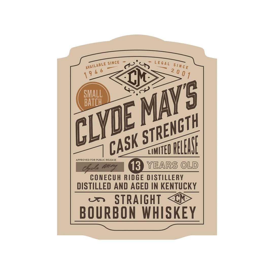 Clyde Mayâs Cask Strength Alabama Style 13 Years Old