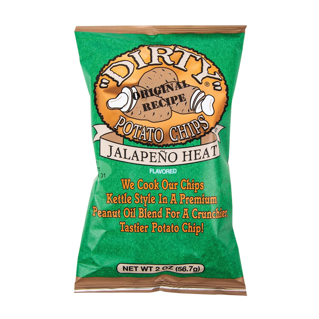 Dirty Jalapeno Potato Chips 2 Oz Bag