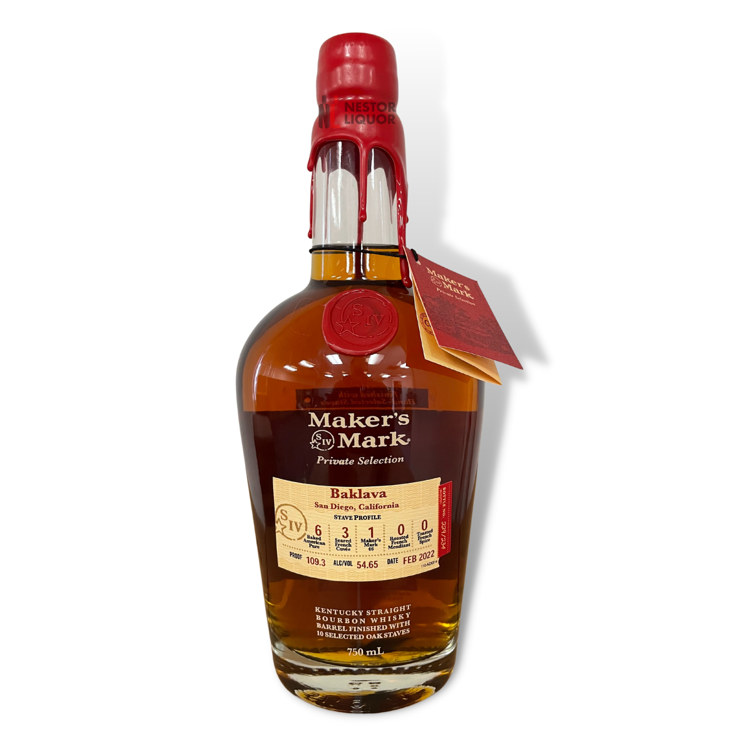 Maker's Mark Private Selection Sip Whiskey X Nestor Liquor 'Baklava'