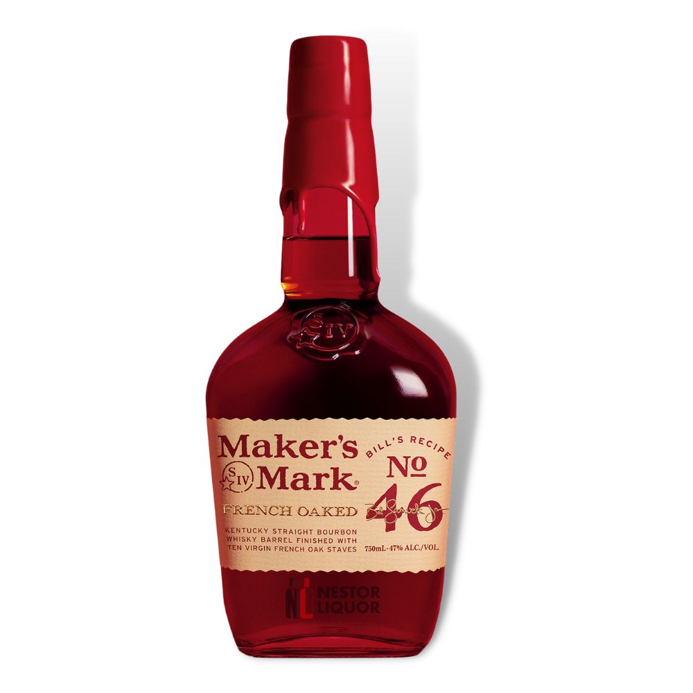 Maker's Mark Bourbon Gift Set with Mixing Glass and Metal Stirrer