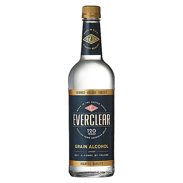 Everclear Grain Alcohol 120 Proof 750ml