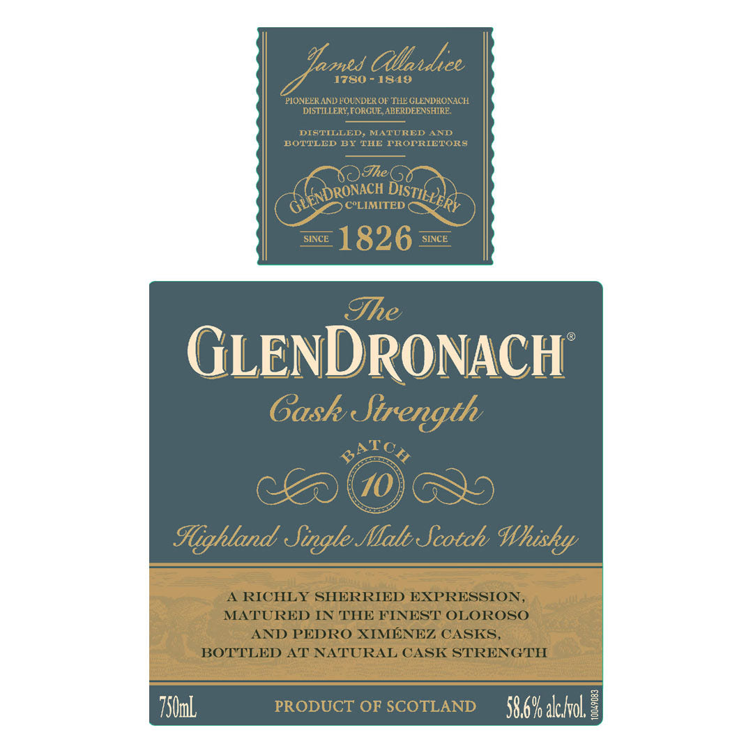 Glendronach Batch 10 Cask Strength 750ml