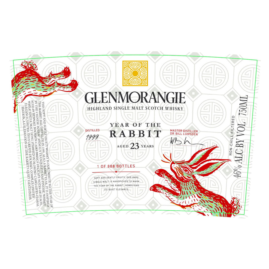 Glenmorangie Year Of The Rabbit 23 Year Old 750ml