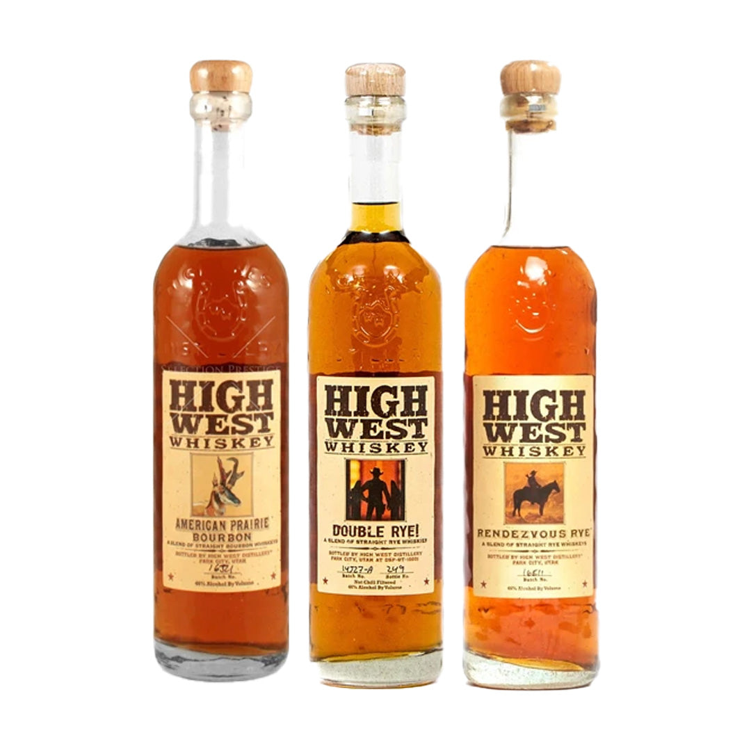 High West American Prairie+ High West Double Rye+ High west Rendezvous Special