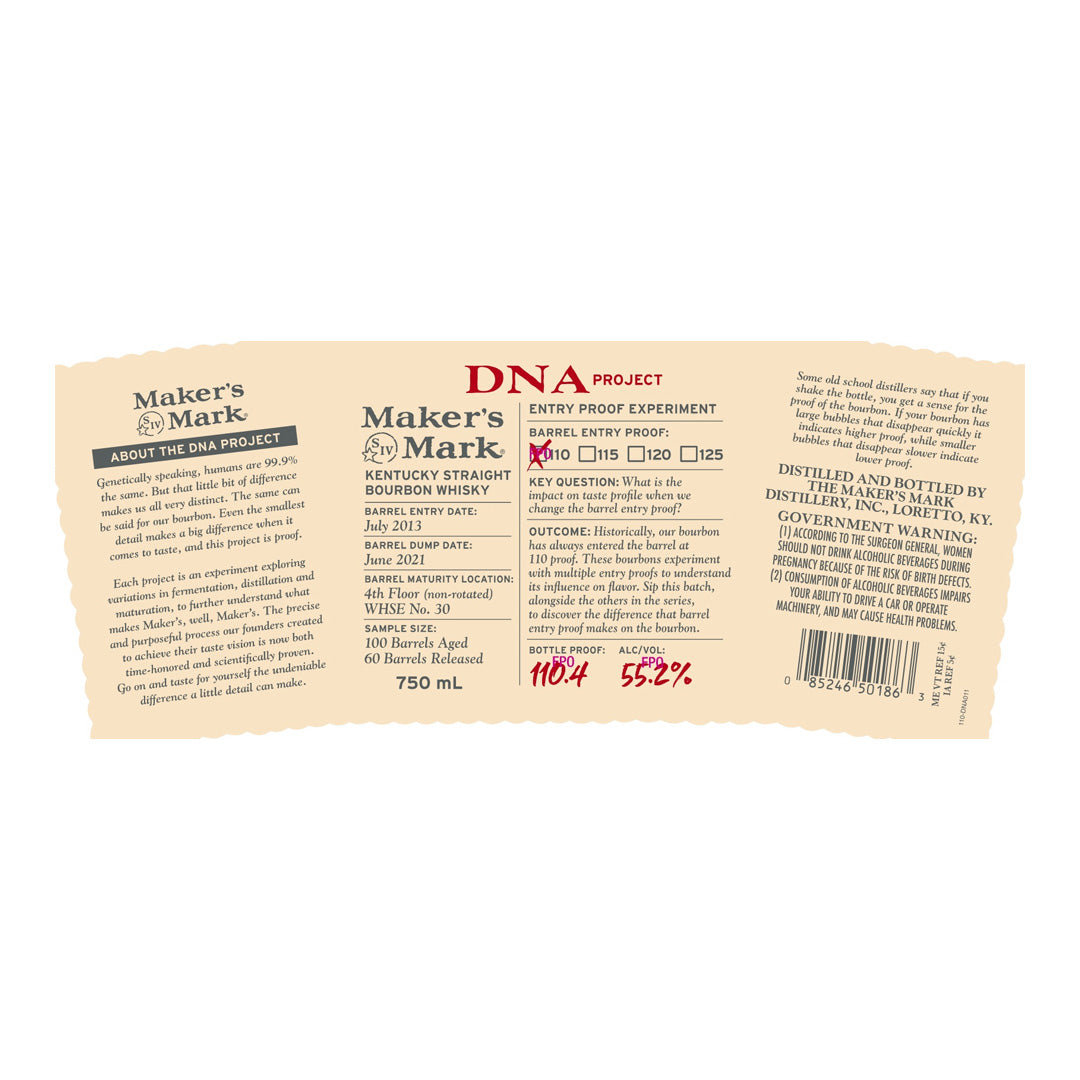 Makerâs Mark DNA Project 750ml