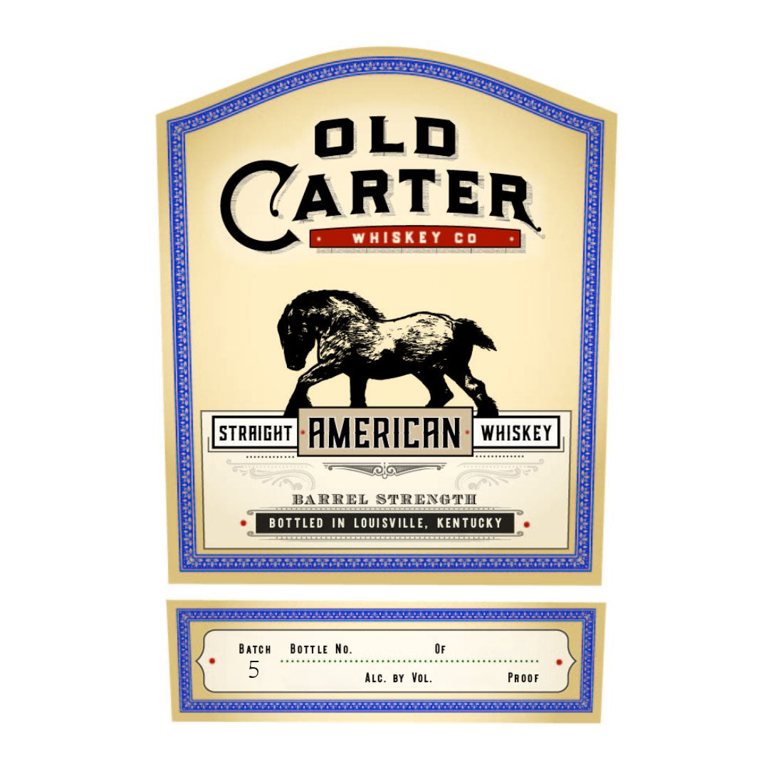 Old Carter 13 Year American Whiskey Batch #5 750ml