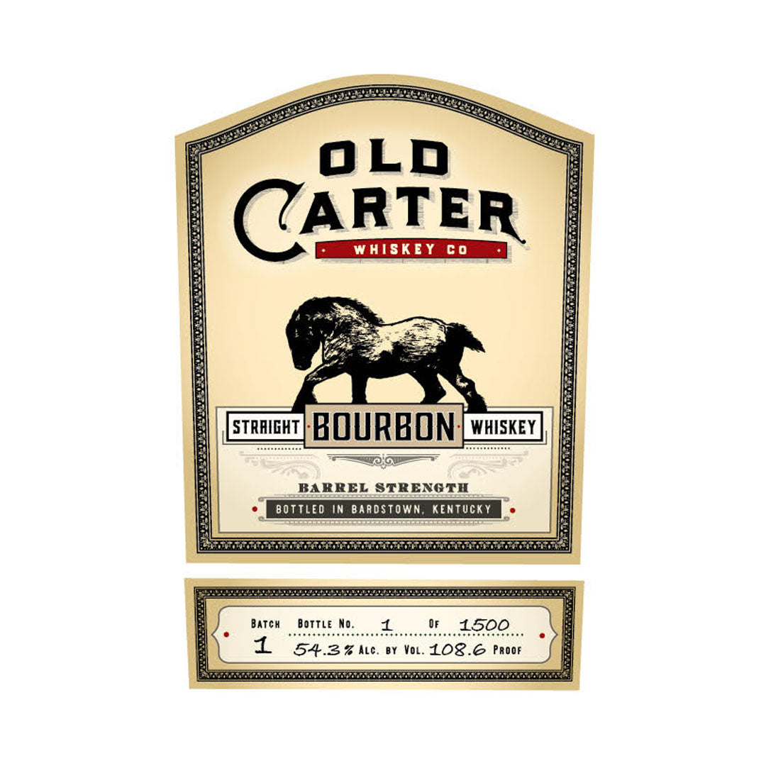 Old Carter Straight Bourbon Batch 1 750ml