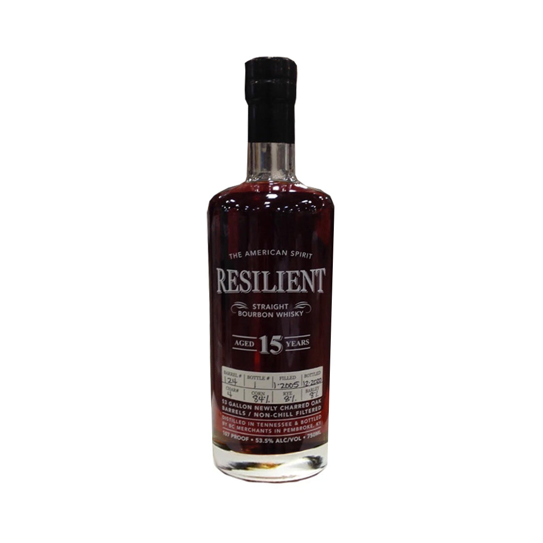 Resilient 15 Year Straight Bourbon 750ml