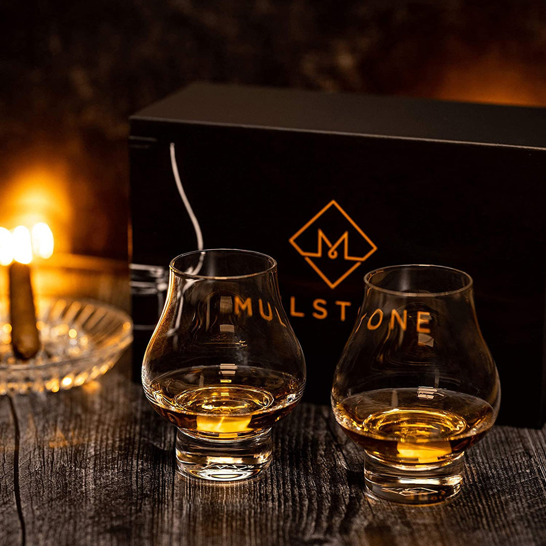 Deecoo Whiskey glasses-Premium 10, 11 OZ Scotch glasses Set of