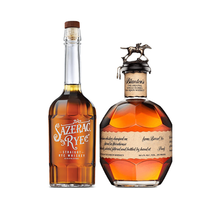 Blanton's Single Barrel Bourbon + Sazerac Rye