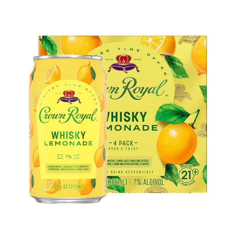 Crown Royal Whisky Lemonade 4PK