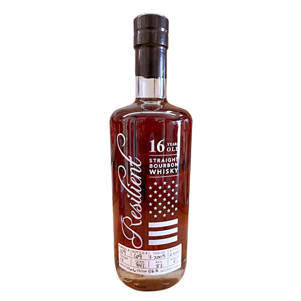 Resilient 16 Year Cask Strength Bourbon 113.44 750ml