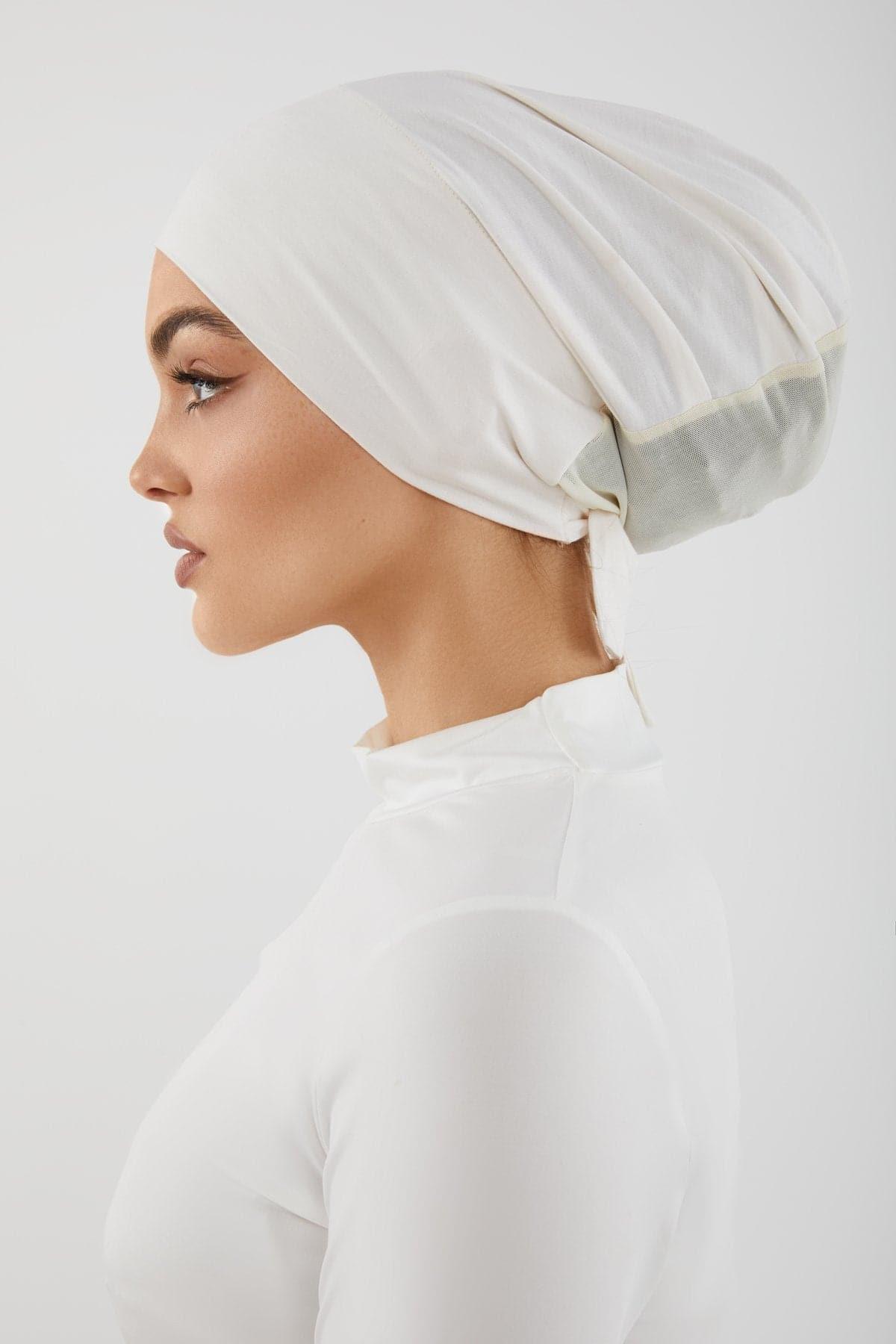 Noor Hijab Undercap- White - Zahraa The Label