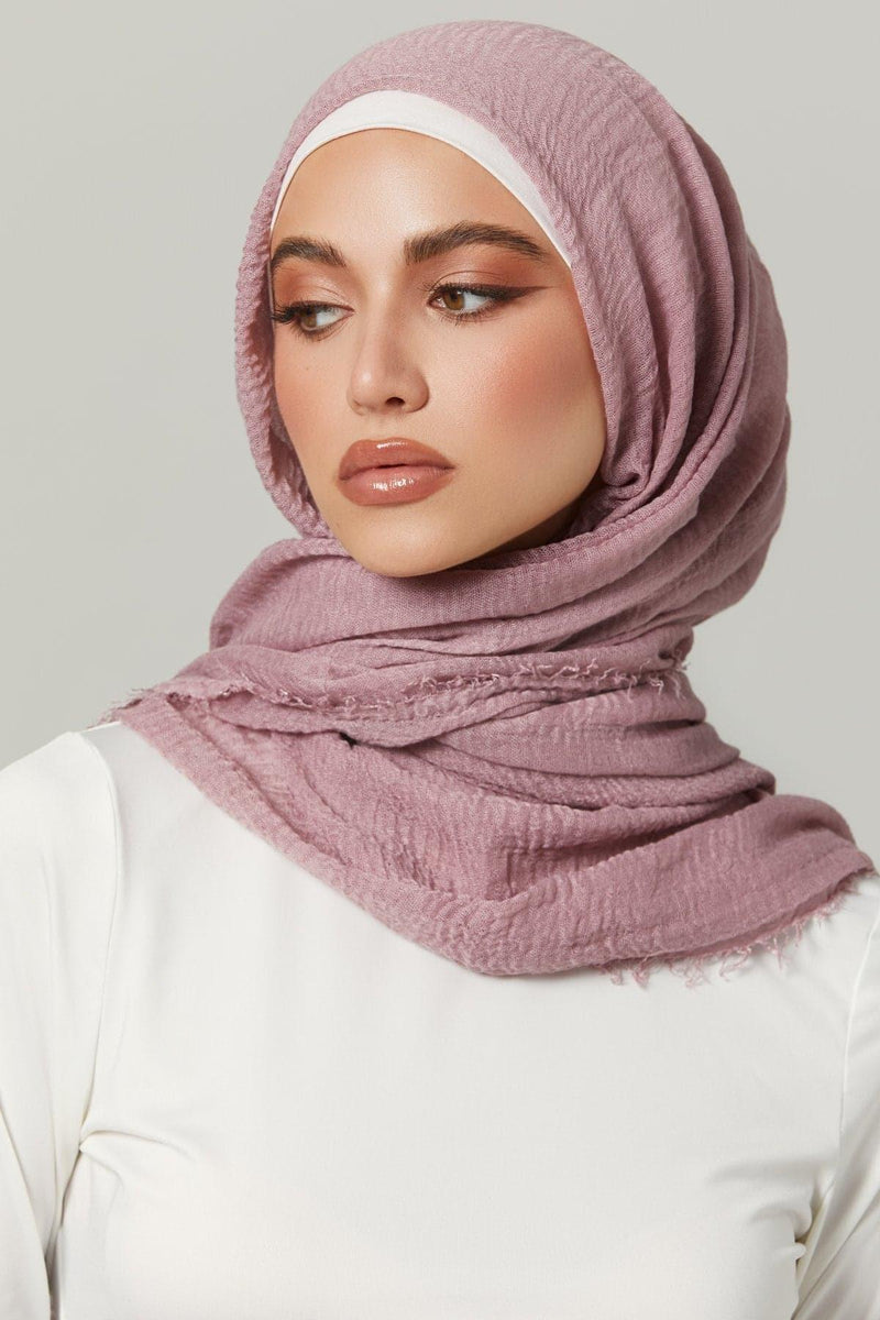 Everyday Cotton Crinkle Hijab- Faith – Zahraa The Label