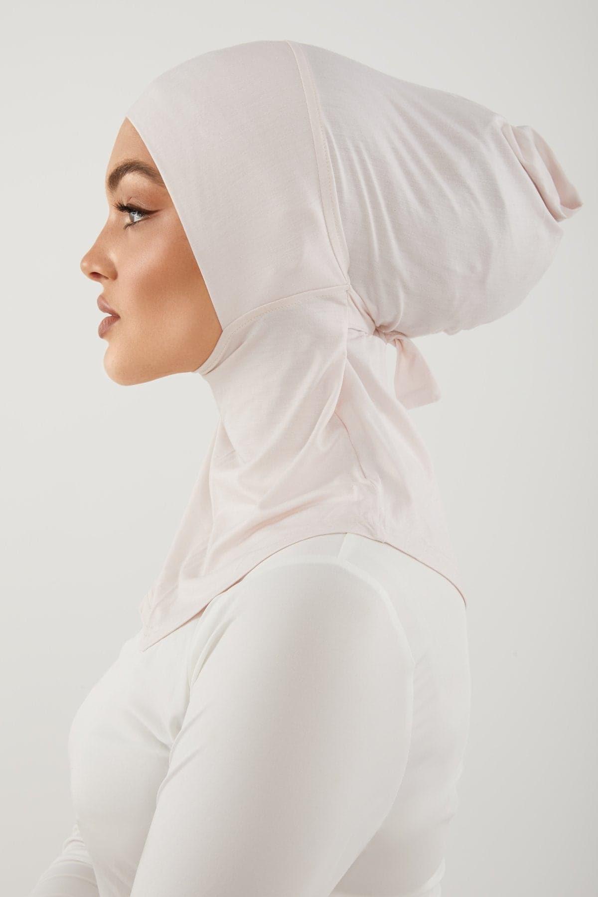 Lila Neck Cover Hijab- Warm Taupe – Zahraa The Label