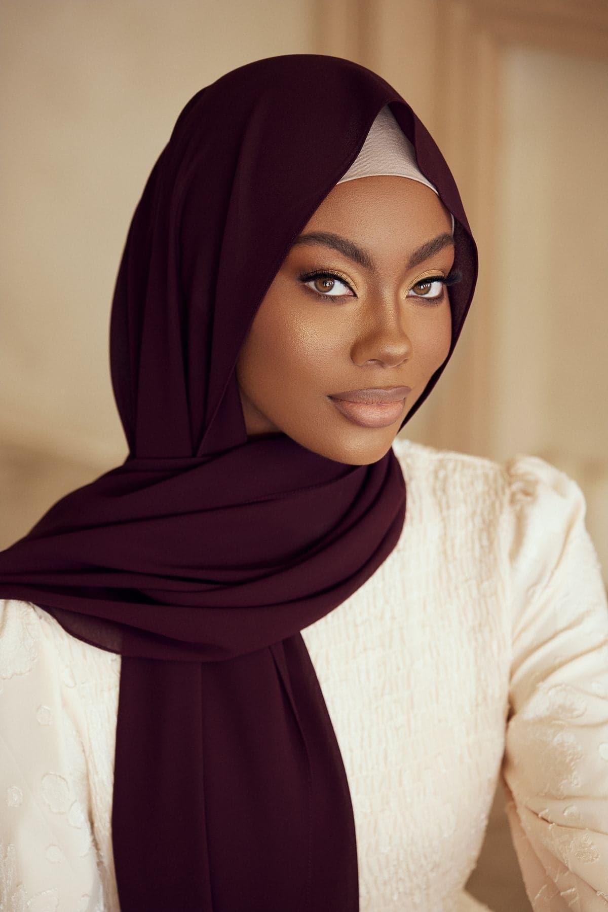 taupe premium jersey hijab – Latifa Label