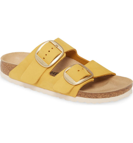 Big Buckle Leather Sandals