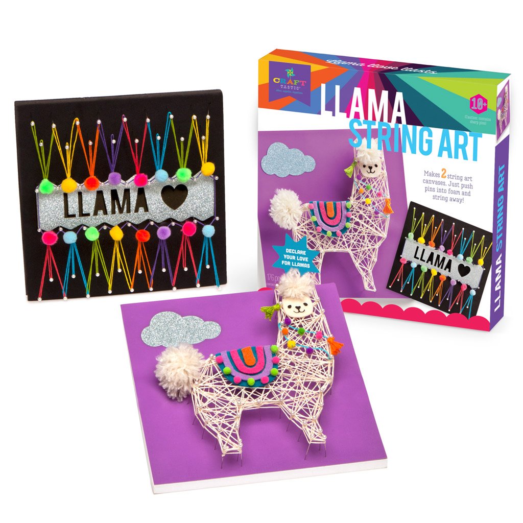 Llama String Art