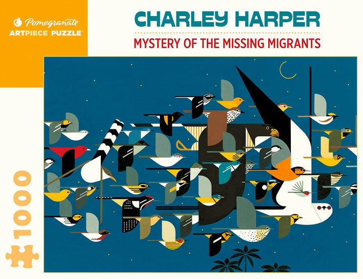 Charley Harper: Mystery of the Missing Migrants 1000 Piece Puzzle