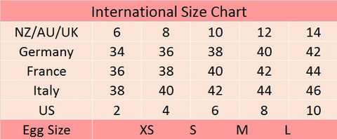 Nz Clothing Sizes Conversion Chart