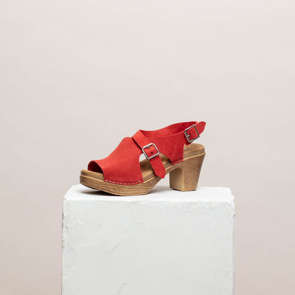 Clogs shoes with Heel — High-heeled Clogs. – Calou Stockholm