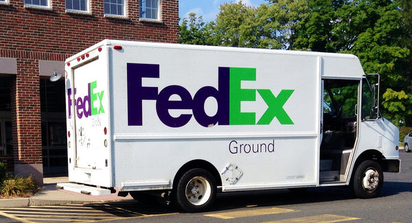 Shipping your bike image - fedex ground truck