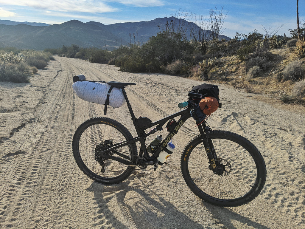 Anza-Borrego Overnighter Orucase bikepacking