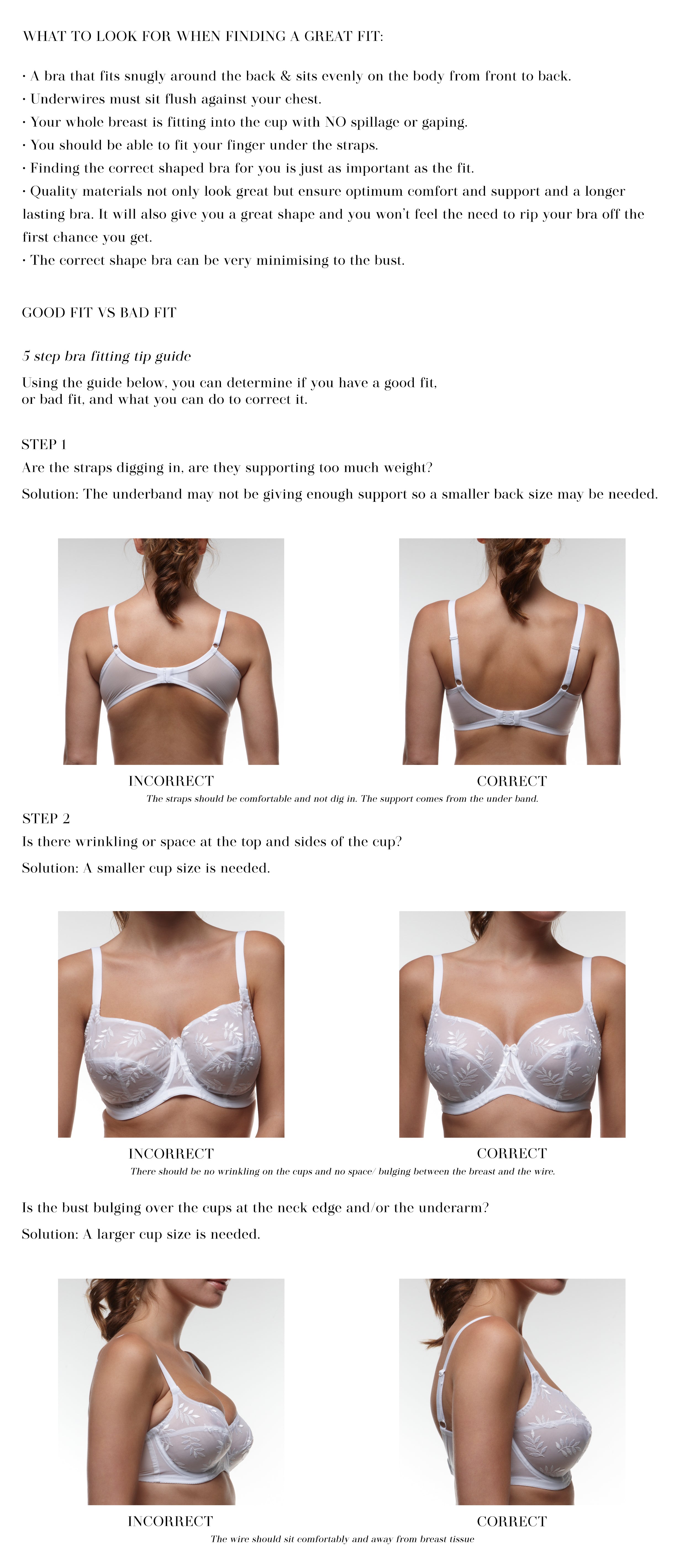 30G Bra Fitting Model ☆ Bra Fitting Guide/Tutorial for a Good Bra