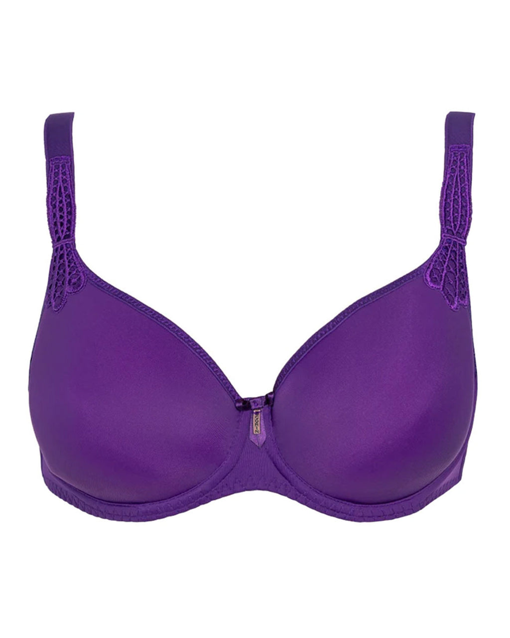 Deevaz Spacer Rich Fabric Moulded Cup Full Coverage Bra- Combo Of 3 In  Purple Skin 