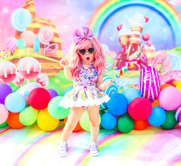 Download Now Lorelei's Personalized Pastel Rainbow & Unicorn Topper –  Lively Decor & Joy