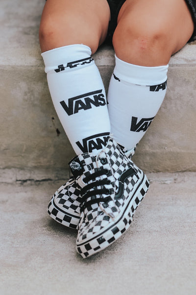 Black & White VANS High Socks –