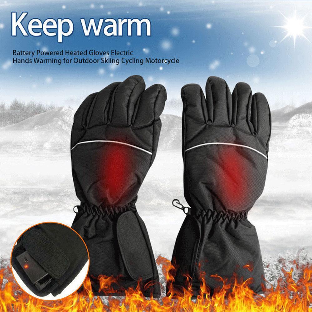 rechargeable heated cycling gloves