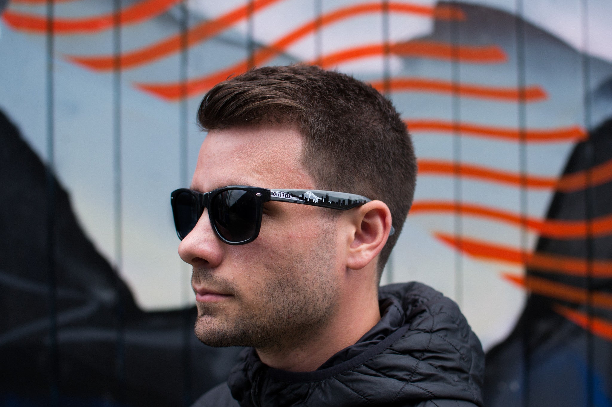 Portland 2.0 - Black and Grey – Townie Shades