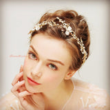 bridal hair wreath