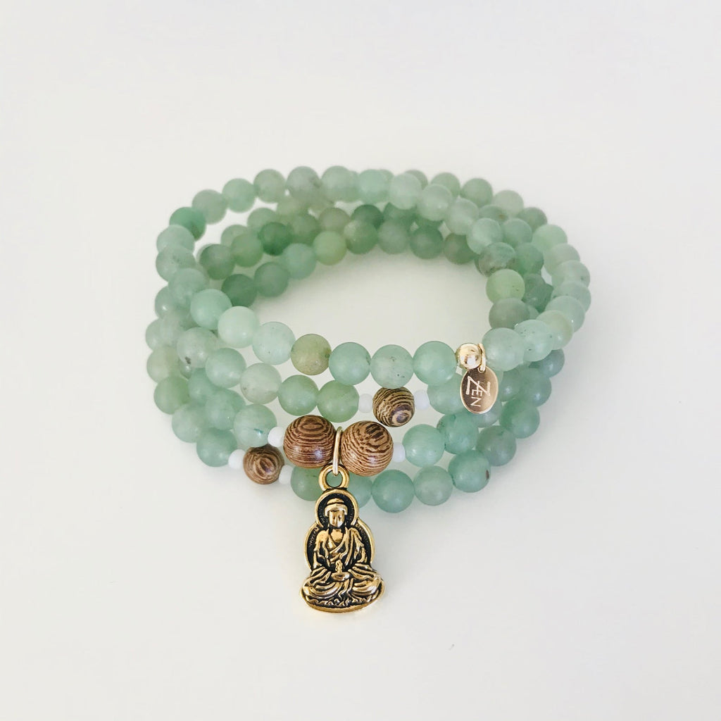 Zen Dear Unisex Star Moon Bodhi Mala Beads Buddhist Prayer Play With H