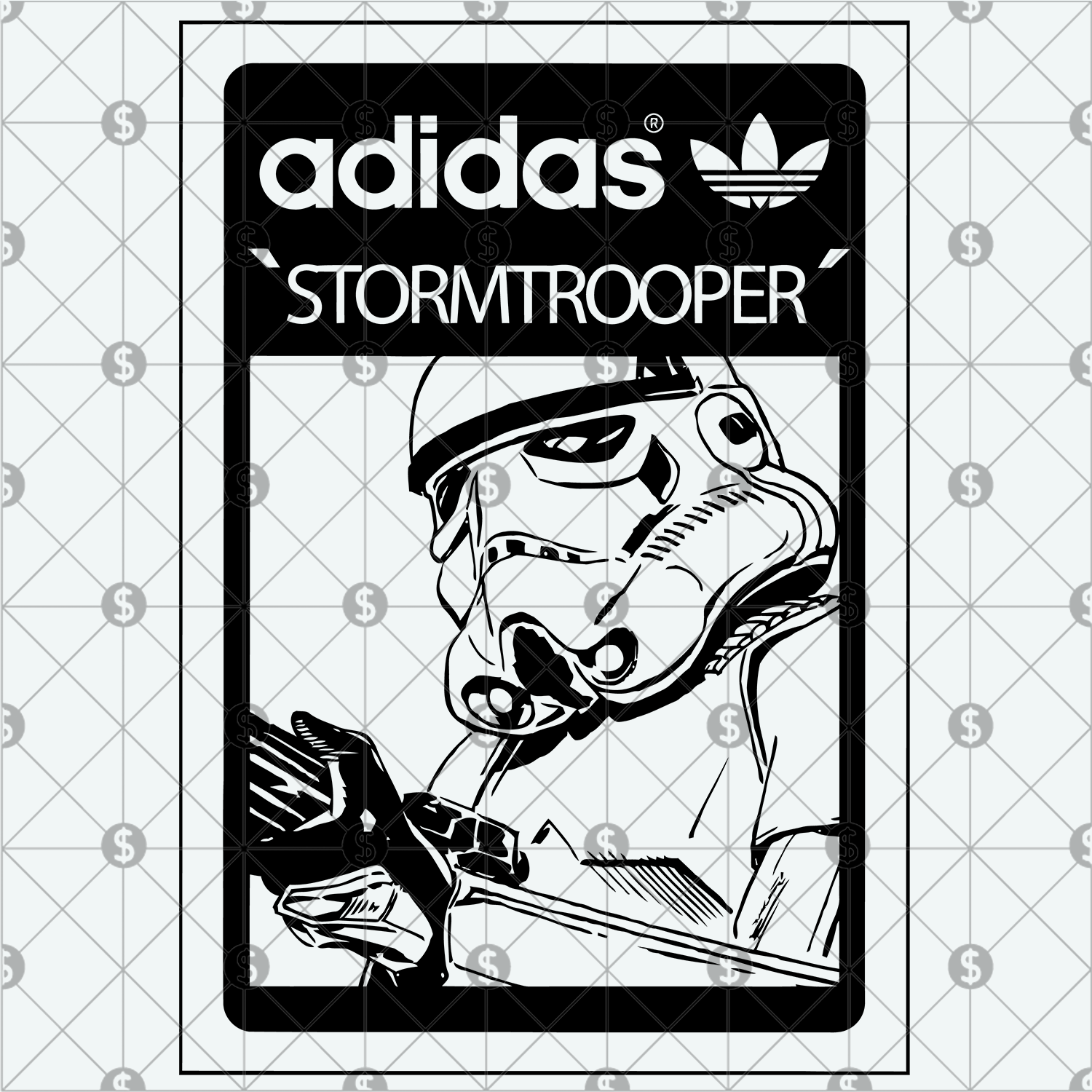 Adidas Stormtrooper Svg Adidas Svg Adidas Logo Svg Adidas Shirt