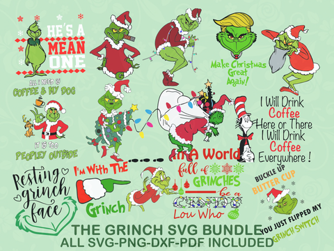 Free Free 173 Grinch Drinking Coffee Svg SVG PNG EPS DXF File