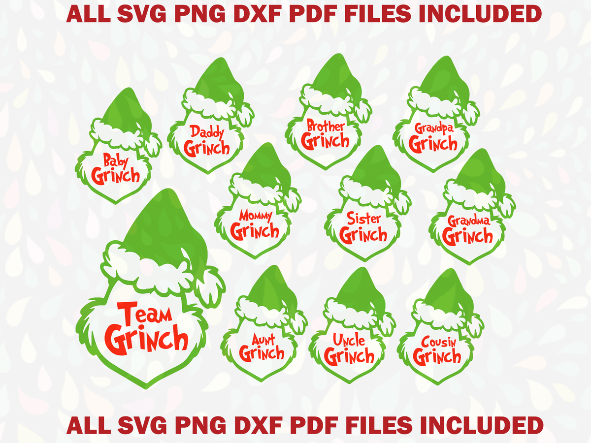 Download The grinch svg bundle, The grinch face, The grinch hand ...